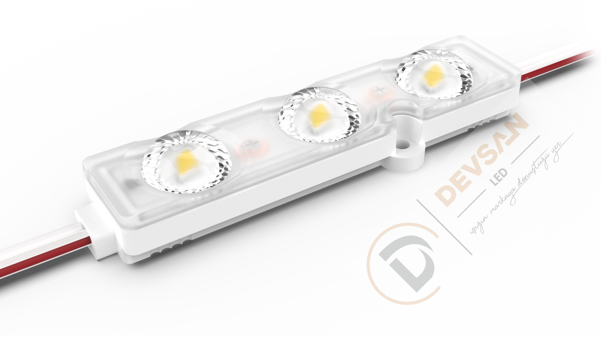 ŞEFFAF SLİM ÜÇLÜ 1,08W 12V SAMSUNG MODÜL LED