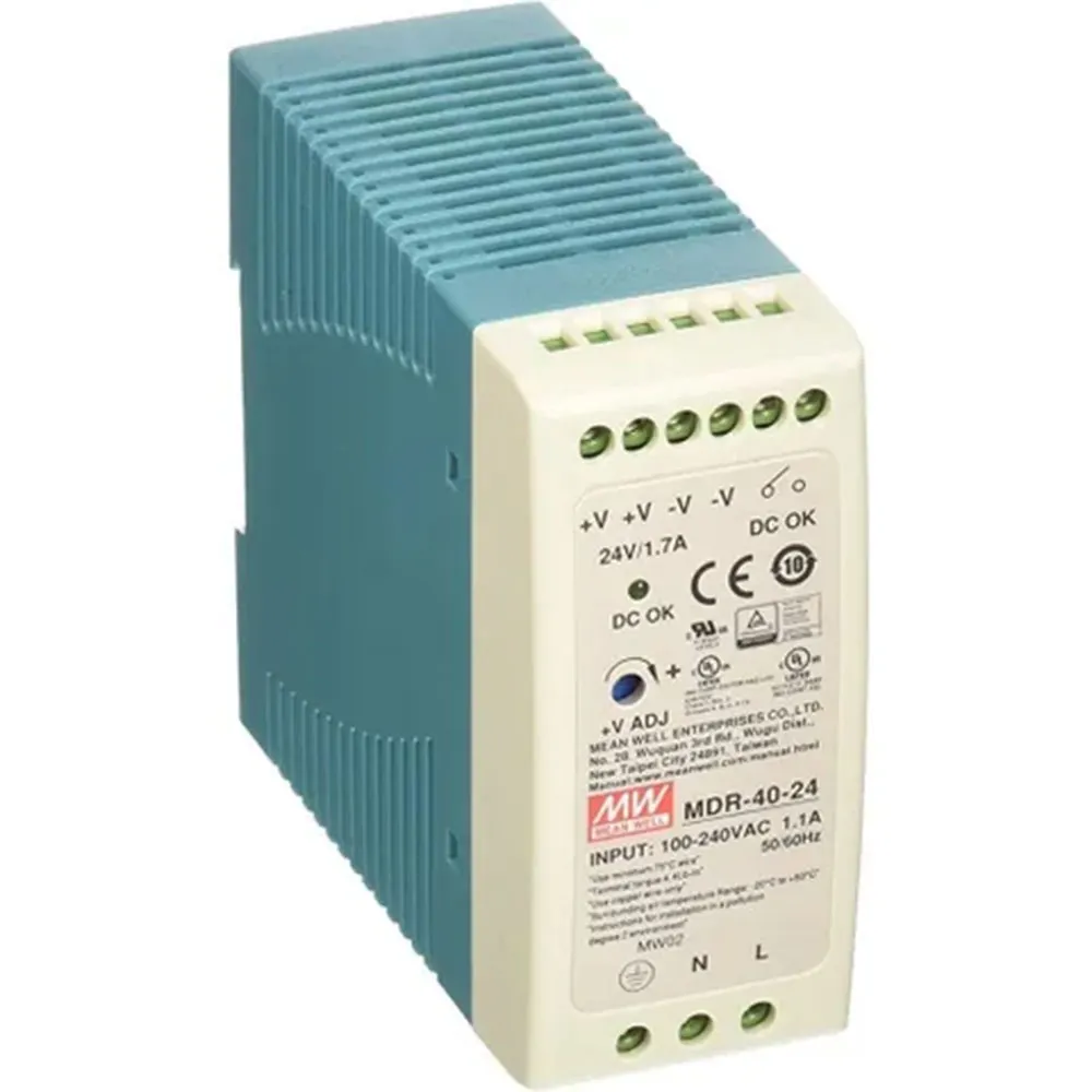 Mean Well MDR-40-12 40W 12V 3.33A Ray Montaj