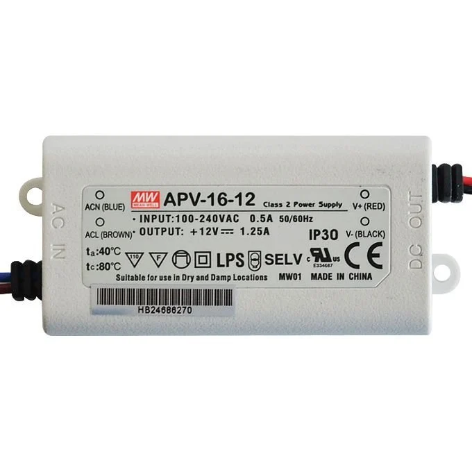 Mean Well APV-16-12 16W 12V 1.25A