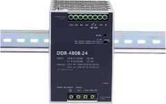 Mean Well DDR-480B-24 480W 16.8-33.6VDC 24VDC 20A DIN Tek Çıkışlı Ray Montajlı Dönüştürücü