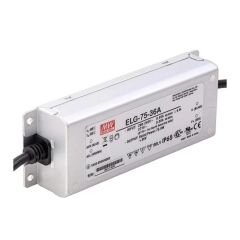 Mean Well ELG-75-36B 36V DC 2.1A Karma Mod AC-DC Tek Çıkışlı Led Sürücü