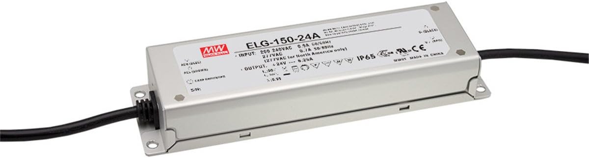 Mean Well ELG-150-C2100D2-3Y 72V DC 2.1A PFCli AC-DC Tek Çıkışlı Led Sürücü