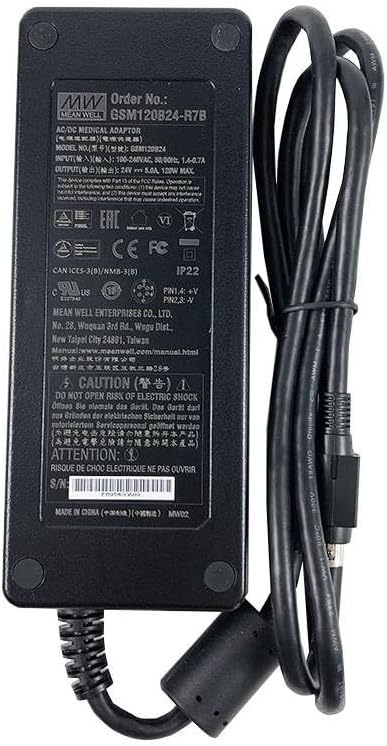 Mean Well GSM120B12-R7B 12V DC 8.5A Desktop Tipi AC-DC Medikal Şarj Adaptörü