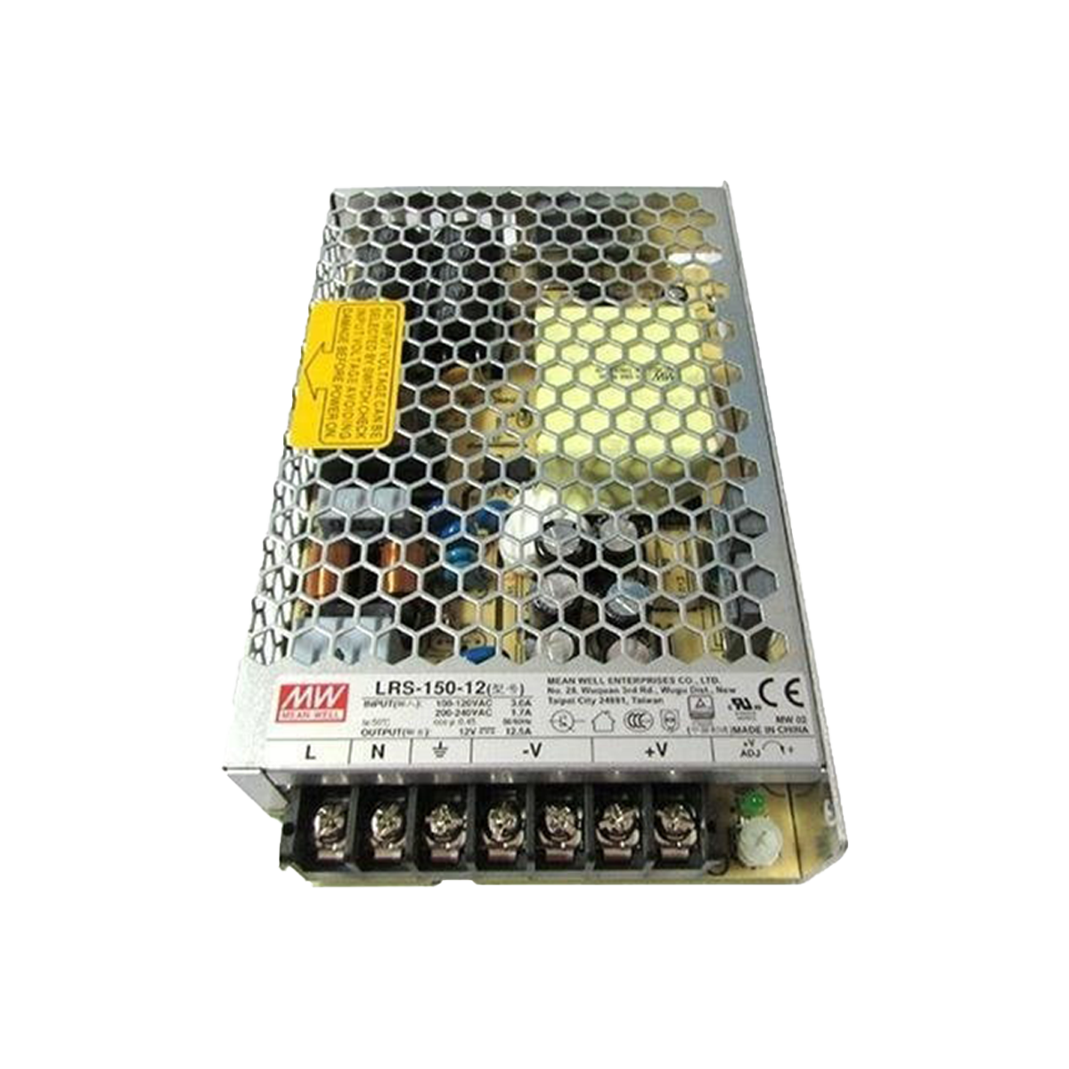 Mean Well LRS-150F-12, 12VDC 12.5A 150W Güç Kaynağı