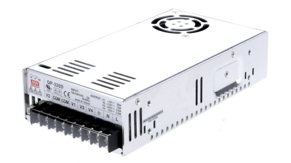Mean Well QP-320F, 5V/±15V/24V Çıkış 320W Güç Kaynağı
