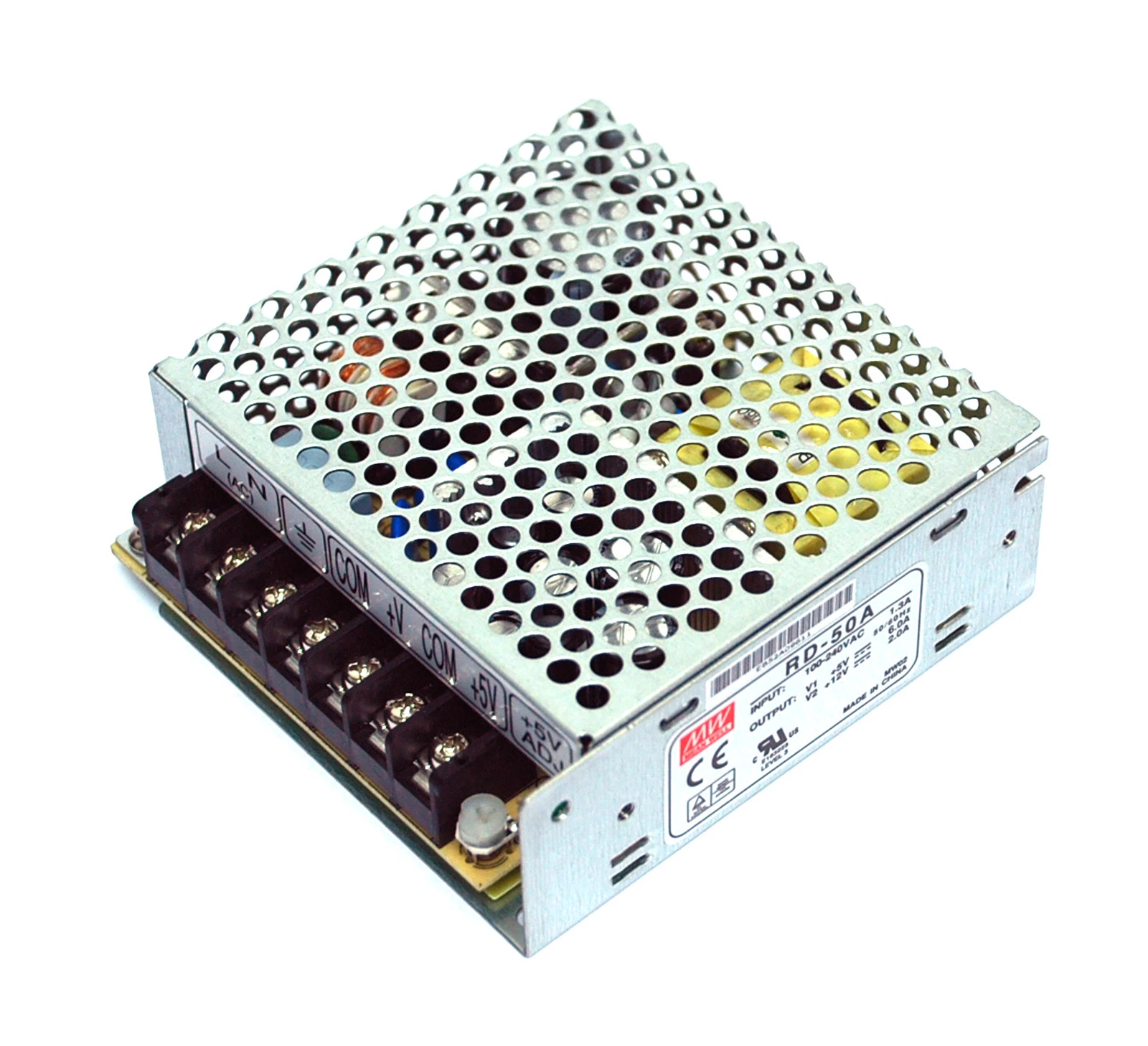 Mean Well RD-50A, 5V/12V Çift Çıkış 50W Güç Kaynağı