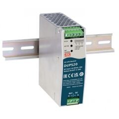 Mean Well DUPS20, 24-29VDC 20A Ray Tipi Kesintisiz UPS Modül