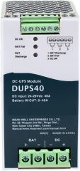 Mean Well DUPS40, 24-29VDC 40A Ray Tipi Kesintisiz UPS Modül