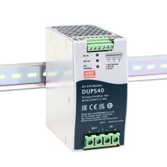 Mean Well DUPS40, 24-29VDC 40A Ray Tipi Kesintisiz UPS Modül
